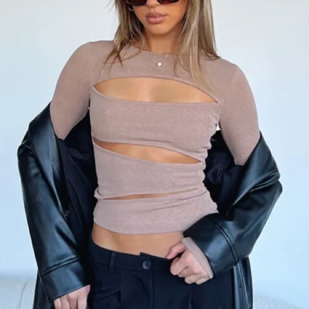 White Fox Wait Is Over Long Sleeve Top